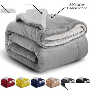 Couvertures Zhenxishushimoxi Grande couverture en molleton Sherpa Double épais Soft Soft Lips canapé de lit king size