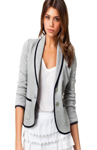 Blazer jas damesjassen herfst casual slanke blazers pak jas mode dame ijs pakken zakken zakken busined 28261933