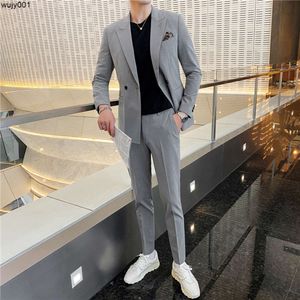 Blazer Mens Leisure Piece Youth Fashion One Business Best Suit