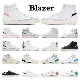 Blazer Mid 77 Vintage Blanc Noir Chaussures De Course pour Hommes Femmes Blazers Jumbo Avoir Une Bonne Plateforme De Jeu Hommes Baskets Designer Sneakers