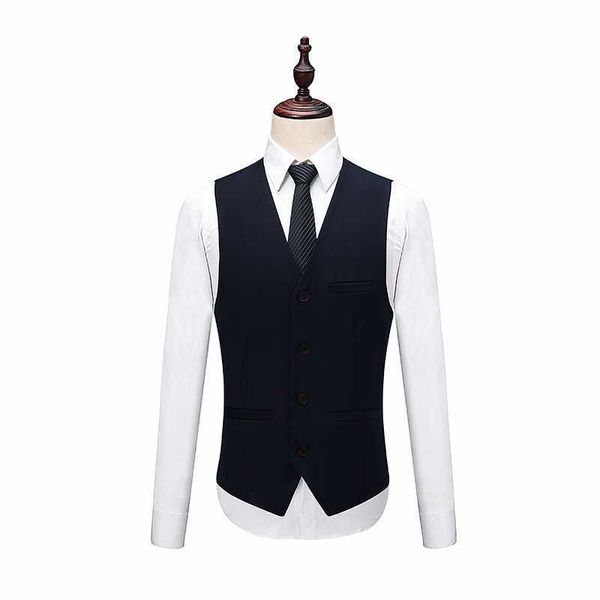 Blazers 2021 Costume d'arrivée Costumes de mariage pour hommes Costumes trois pièces pour hommes (veste + pantalon + gilet) Costumes pour hommes noirs sur mesure X0909