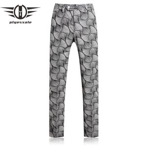 Blazers Plyesxale Moda Impreso Paisley Diseños Traje Pantalones Hombres Alta Calidad Vestido de gran tamaño Pantalón Hombre Hip Hop Pantalón para hombre Pantolon P12