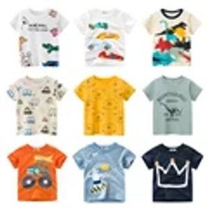 Blazers Summer pour enfants à manches courtes Tshirt Coton Pur Coton Baby Clothes Boys and Girls 'Blank