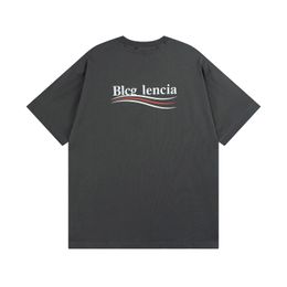 BLCG LENCIA 2023 été nouveau 250g 100% coton tissu T-shirt hommes haute qualité impression couleur goutte manches lâche t-shirts surdimensionnés hauts 2023249