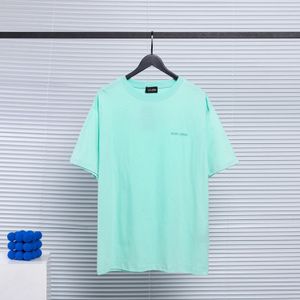 BLCG LENCIA 2023 été nouveau 250g 100% coton tissu T-shirt hommes haute qualité impression couleur goutte manches lâche t-shirts surdimensionnés hauts 202301