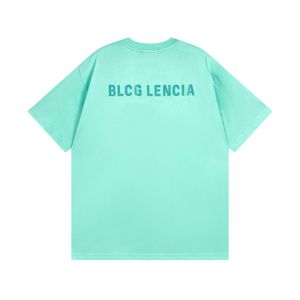 BLCG LENCIA 2023 été nouveau 250g 100% coton tissu T-shirt hommes haute qualité impression couleur goutte manches lâche t-shirts surdimensionnés hauts 2023265