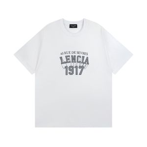 BLCG LENCIA 2023 été nouveau 250g 100% coton tissu T-shirt hommes haute qualité impression couleur goutte manches lâche t-shirts surdimensionnés hauts 2023287
