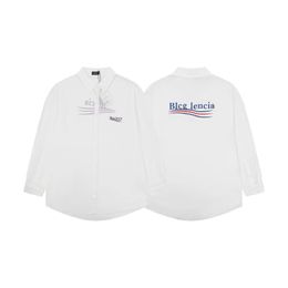 BLCG LENCIA CHEMISE SILHOUETTE POUR HOMMES Chemises de marque pour hommes Chemises de créateurs Paris Marque Vêtements Homme Hommes Manches longues Couverture en coton Plus la taille 8203
