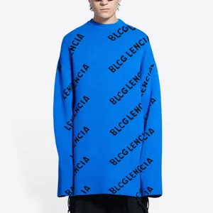 BLCG LENCIA TRUI voor heren, unisex, zachte wafelsteek, trui, ultiem katoen, zwaargewicht ribsteek, luxe sweatshirt 2023743