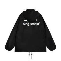 BLCG LENCIA Herenjassen Windjack Rits Capuchon Streep Bovenkleding Kwaliteit Hip Hop Designer Jassen Mode Lente en Herfst Parka's Merkkleding 5227