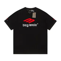 BLCG LENCIA Zomer T-Shirts High Street Hiphop Stijl 100% Katoen Kwaliteit Mannen en Vrouwen Losse T-shirts Losse T-shirts Oversized Tops 23179