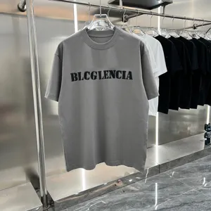 BLCG LENCIA T-shirts d'été Unisexe T-shirt Vintage Jersey Femmes surdimensionnés 100% Cotton Tissu Fabric de taille plus taille TEES BG30246