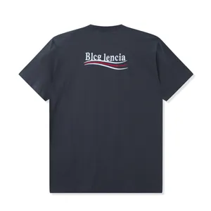 BLCG LENCIA UNISEX Summer Camisetas para mujeres de peso pesado de pescado 100% Algodón Triple Puntatch Manodhip Mankship Topes de talla grande TEES SM130177