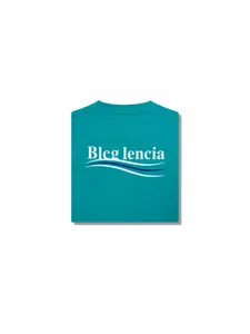 BLCG LENCIA UNISEX Zomer T-shirts Womens Otensize zwaargewicht 100% katoenen stof Triple Stitch Betelmanschap plus size tops Tees SM130197