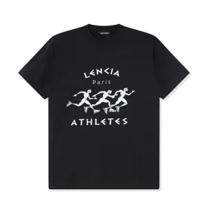 BLCG LENCIA UNISEX ZOMER T-shirts Dames overtollig zwaargewicht 100% katoenen stof Triple Stitch Wanticiteit plus size tops Tees SM130273