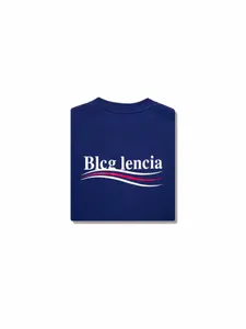 BLCG LENCIA UNISEX Summer Camisetas para mujer Peso pesado de gran tamaño 100% Algodón Triple Puntatch Manodhip Mankship Topes de talla grande Tees SM130200