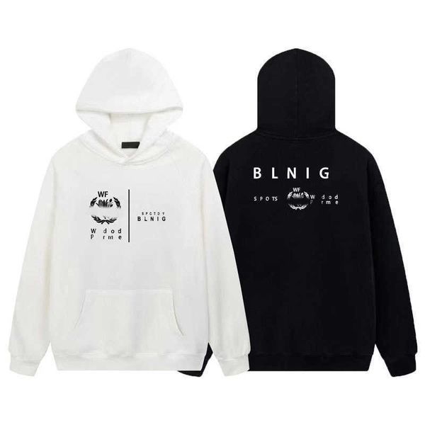 Blcg oreilles de blé imprimé lettres sweat à capuche homme sweat à capuche hiver pull Couple pull High Street mode taille xs-l