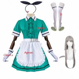 Mezcla Hideri Kanzaki Coffee Maid Maika Sakuranomiya Cosplay disfraz japonés Anime uniforme traje traje ropa 01do #