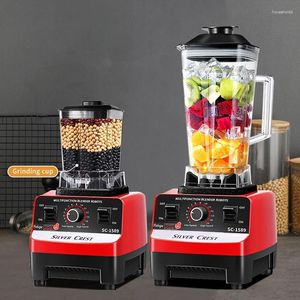 Blender 2000W Heavy Duty Commercial Fruit Mixer Juicer Food Processor Ice Smoothies High Power Juice Maker Crusher 220V