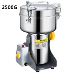 Blender 2500G 220V Médeau de médecine chinoise Grinder Grain Mill Grinding Machine Machine Herbes Herbes Crusher Miller Shredder Pulverizer