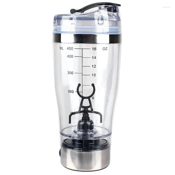 Licuadora automática portátil de 450Ml, agitadora, alimentada por batería, taza para batido de leche, café eléctrico, botella de agua inteligente