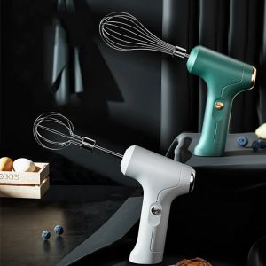 Blender Blender Wireless Electric Food Mixer Hand Blender draagbaar 3 snelheden High Power Dough Egg Dough Baking Cake Cream Whipper Kitchen