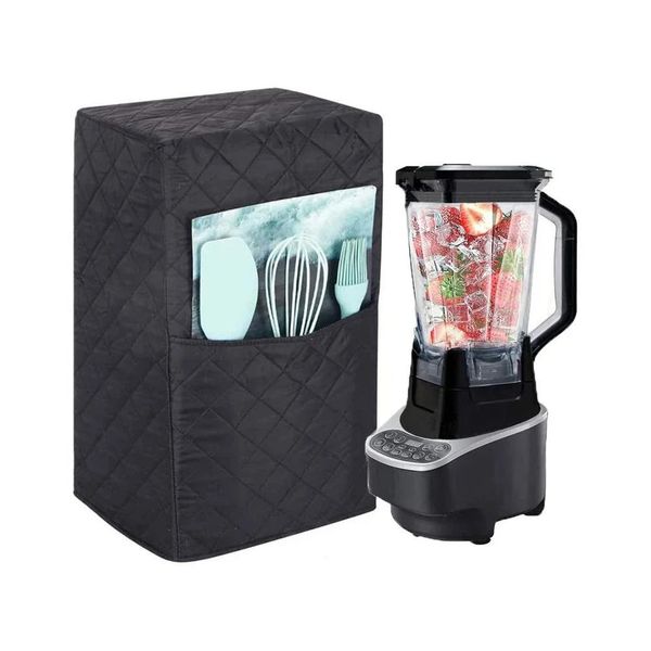 Couvercle de mélangeur pour Ninja Foodi Vitamix 1000 watts, appareil de cuisine professionnel, poussière matelassée avec poche de rangement 231228