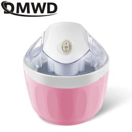 Blender DMWD Mini Automatic DIY Cream Cream Maker Milkshake Machine de glacière Fruit Cool Fruit Sorbet Freezer Milkshake Blender 500 ml