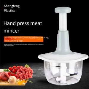 Blender Garlic Crusher Veleting Cutter Crusher Manual Mincer Machine Machine Machine Food Faireceur Blender Chopper Cuisine Appareils