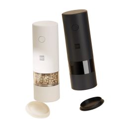 Blender Huohou Electric Grinder Automatic Mill Peper en Salt Led Light 5 Modi Peper Spice Grain Puerizer voor koken