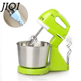 Blender jiqi 7 bestanden deegmixer Egg klopper voedsel Blender keuken elektrische keukenmachine hand vastgehouden roommelk schuimer roerder 110V