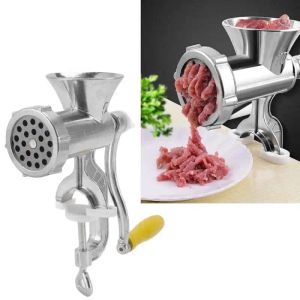 Blender Meat Mincer Mounder Grinder Small Aluminium ALLIAGE COMPOSITE BOIS INCISIVE MANUEL MANUEL MANUEL DE viande