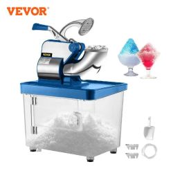 Blender Vevor Electric Snow Snow Machine Ice Shaver Crusher Granising Verre mélangeur Blender Chopper en acier inoxydable Froid Colder Commercial