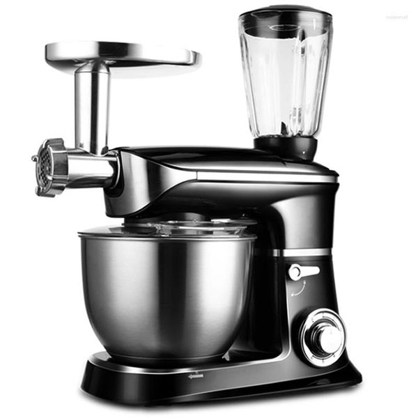 Licuadora ZZUOM 6.5L 1300W Máquina de cocina Batidor de huevos automático para el hogar Mezclador multifuncional y SC-262C de fideos Enchufe de la UE