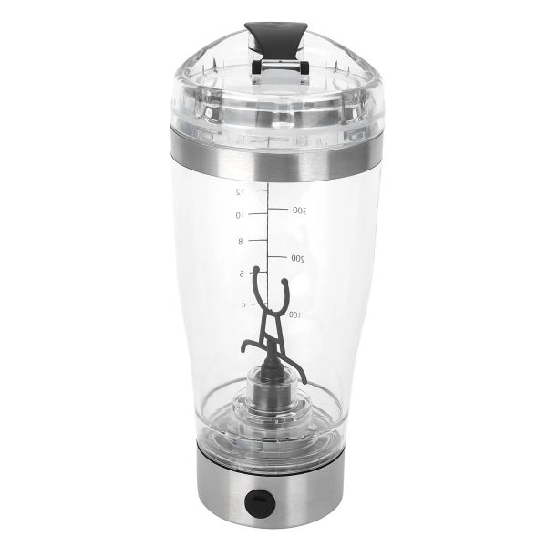 Mezcladores 450 ml de agitador de proteínas eléctricas Shaker USB Bottles Milk Coffee Blender Botella de agua Vortex Tornado Mezclador inteligente