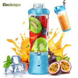 Blenders Elecicopo Electric Juicer Blender 30S Snelle sap IP67 Waterdichte BPafree -fles voor Home Fruit Smoothie Shakes Vegetables