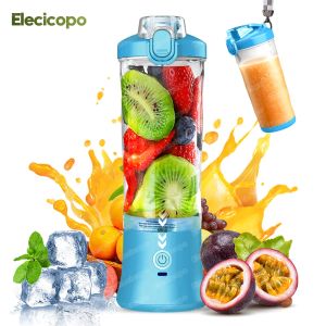 Blenders Elecopo Electric Juicer Blender 30S Juiment rapide IP67 Bouteille Bpafree imperméable pour les fruits de la maison Smokes Shakes Légumes