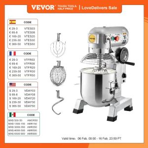 Blenders Vevor Commercial Electric Food Brexer Stand Bexer 10/15/20/30QT Perk Brexer 3 Vitesses 450/500/750/1100W