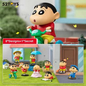 Blind Box 52Toys Blind Box Crayon Shin-Chan Daily Life Series 3 Mystery Box Anime Cute Random Figure Collectable Toy Desktop Decoration T240325