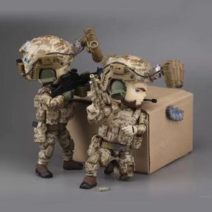 Blind box Action Toy Figures Militaire Luminescentie 5-inch pop USA seal team Jongen Speelgoed en geschenken Verzamelen hobby's 230703