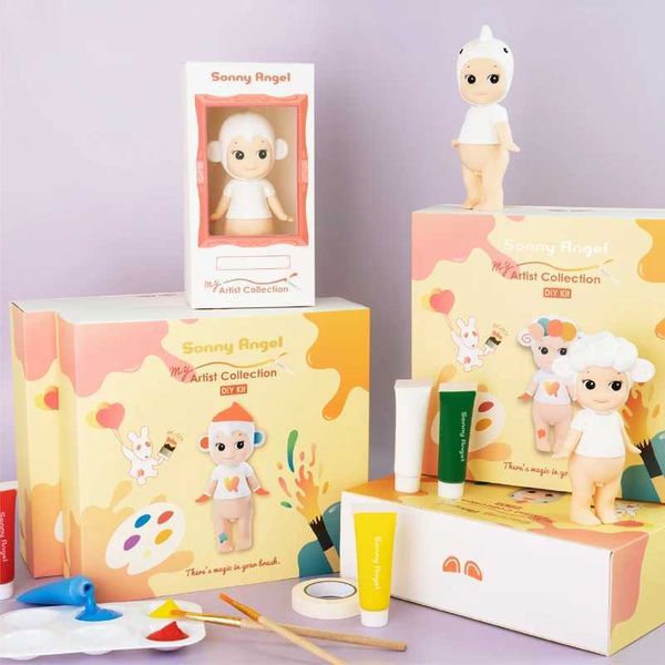 Boîte aveugle bœuf bœuf japon ac-diy mignon poupée surprise box mini figure tendance jeu décoration girls girls car ornement toys t240506
