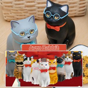 Boîte aveugle Boîte aveugle Jouets Chat assis tranquillement série Boîte aveugle Sac de devinette aveugle Caja Ciega Jouets Sac aveugle Jouets Figurines Anime Kittys Modèle 230821