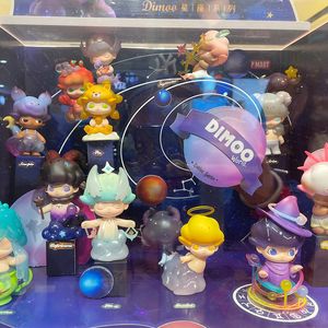 Blind Box Toys Original Pop Mart Dimoo Series Modèle Confirmer Style Cute Anime Figure Anime Cadeau surprise 230919