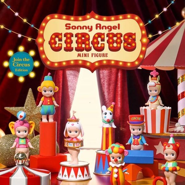 ¡Caja ciega vamos! Circus Box Original Sonnyangel Action Anime Figuras Collection Model Juguetes Regalo de cumpleaños Caixas Supresas Guess Bag 230816