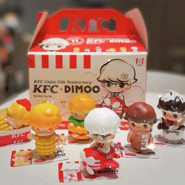 Boîte aveugle mignon Anime Figure cadeau Surprise boîte originale POP MART DIMOO Joint série jouets modèle confirmer Style 230731