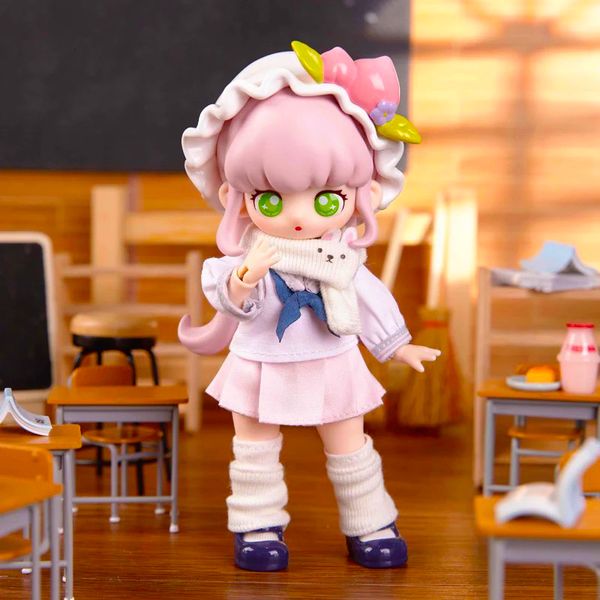 Boîte aveugle Cute Anime Figure Teennar School Sweetheart Jk Series Ob11 112 Bjd Dolls Boîte aveugle Mystery Box Jouets Ornements Gift Collection 230503