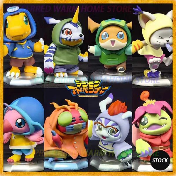 Blind Box Digimon Adventure Third 03 Série Blind Box Toy Doll Doll Cute Kawaii Anime Figure Aguon Gabumon Patamon Tailmon Tentomon T240506