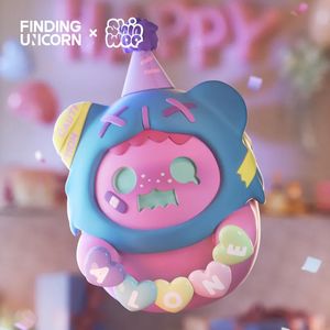 Blind Box Finding Unicorn ShinWoo Birthday Alone Series Blind Box Kawaii Actiefiguren Mysterie Kerstcadeau Kid Toy Anime Kid Toy 231018