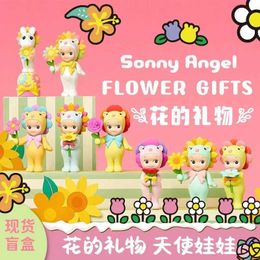 Blind Box Flower Gift Series Sonnyangel Girl Chrysanthemum Handgemaakte blinde doos Trendy Toy Surprise Box Cute Birthday Decorative T240506