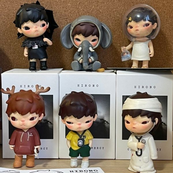 Boîte aveugle Hirono Box Series 3 City Of Mercy Anime Figures Xiaoye Boy Pvc Collection Modèle Poupée Jouet Garage Kit Guess Bag Kid Gift 230818